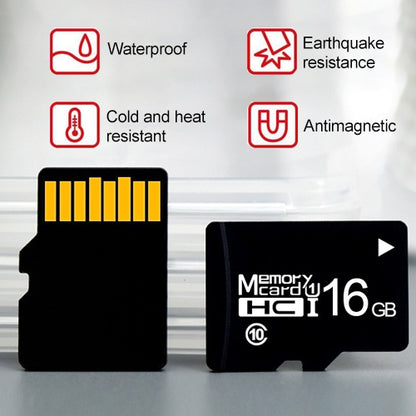การ์ดหน่วยความจำ TF สีดำความเร็วสูง Class10 ขนาด 4GB (Micro SD), 4GB