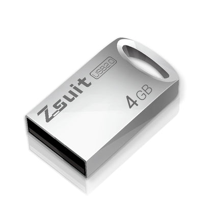 Zsuit 4GB USB 2.0 มินิโลหะวงแหวนรูปทรง USB แฟลชดิสก์, 4GB USB 2.0