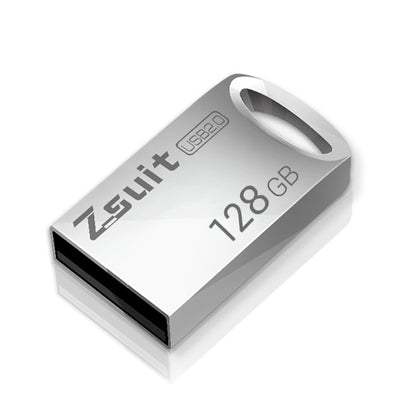 Zsuit 128GB USB 2.0 มินิโลหะวงแหวนรูปทรง USB แฟลชดิสก์, 128GB USB 2.0
