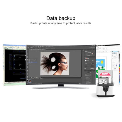 Blueendless 2.5 / 3.5 นิ้ว SATA USB 3.0 2 แท่นวางฮาร์ดไดรฟ์