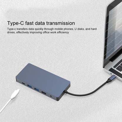 Blueendless 12 In 1 มัลติฟังก์ชั่น Type-C / USB-C HUB Expansion Dock, 12 In 1
