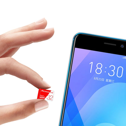 MICRODATA 64GB ความเร็วสูง U3 การ์ดหน่วยความจำ TF (Micro SD) สีแดงและสีขาว, 64GB