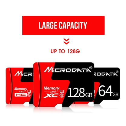 MICRODATA 16GB U1 การ์ดหน่วยความจำ TF (Micro SD) สีแดงและสีดำ, 16GB