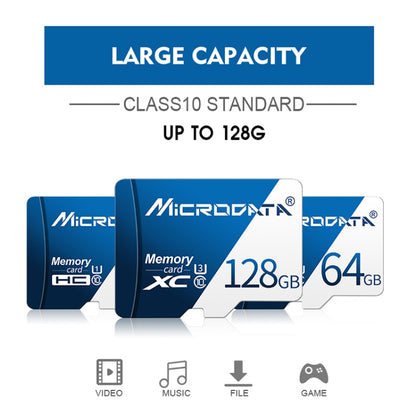 MICRODATA 16GB U1 การ์ดหน่วยความจำ TF (Micro SD) สีน้ำเงินและสีขาว, 16GB