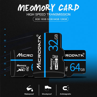 MICRODATA 32GB U1 Blue Line และการ์ดหน่วยความจำ TF (Micro SD) สีดำ, 32GB