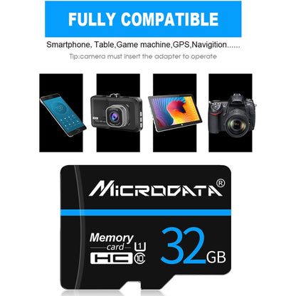 MICRODATA 128GB U3 Blue Line และการ์ดหน่วยความจำ TF (Micro SD) สีดำ, 128GB