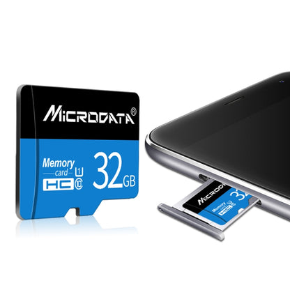 MICRODATA 64GB U3 การ์ดหน่วยความจำ TF (Micro SD) สีน้ำเงินและสีดำ, 64GB