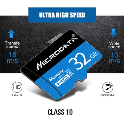 MICRODATA 64GB U3 การ์ดหน่วยความจำ TF (Micro SD) สีน้ำเงินและสีดำ, 64GB