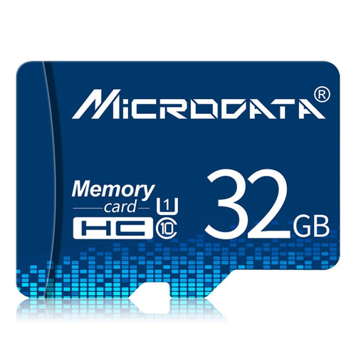การ์ดหน่วยความจำ MICRODATA 32GB U1 Blue TF (Micro SD), 32GB