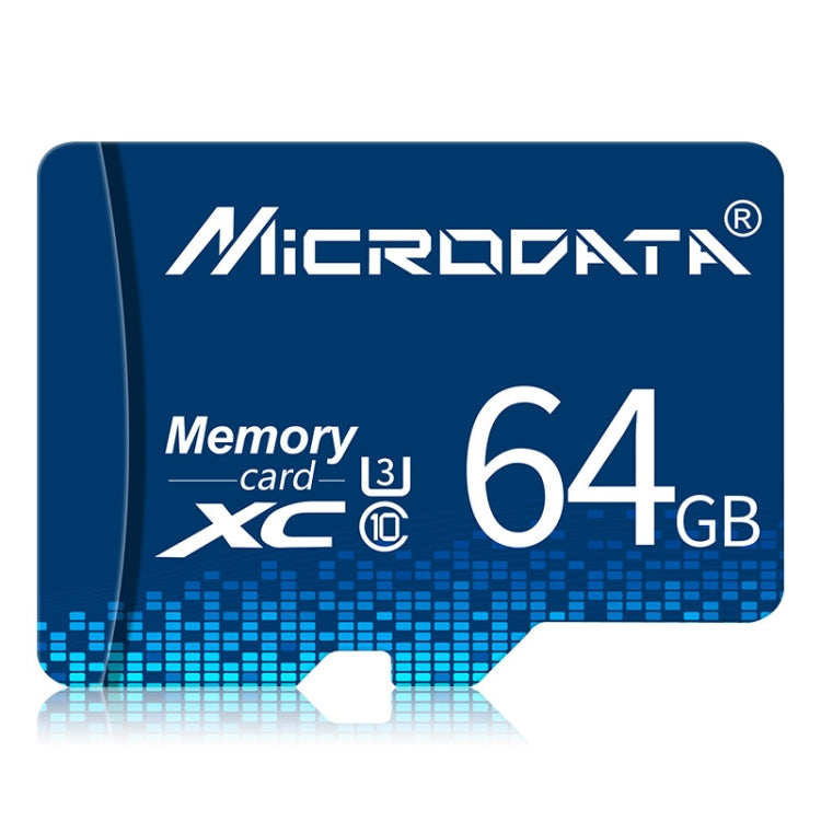 การ์ดหน่วยความจำ MICRODATA 64GB U3 Blue TF (Micro SD), 64GB