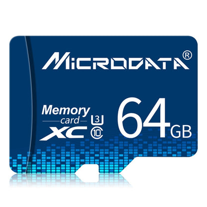 การ์ดหน่วยความจำ MICRODATA 64GB U3 Blue TF (Micro SD), 64GB