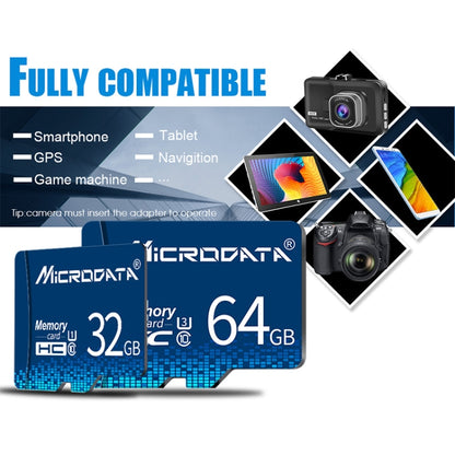 การ์ดหน่วยความจำ MICRODATA 64GB U3 Blue TF (Micro SD), 64GB