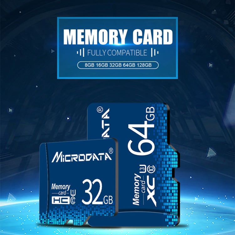 การ์ดหน่วยความจำ MICRODATA 128GB U3 Blue TF (Micro SD), 128GB