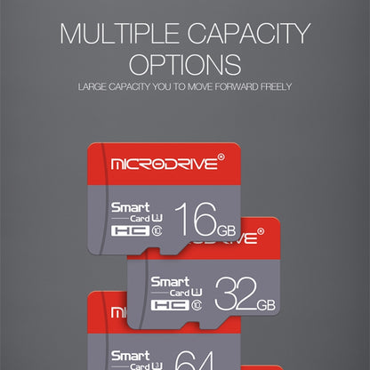 Microdrive 64GB การ์ดหน่วยความจำ Micro SD (TF) คลาส 10 ความเร็วสูง, 64GB