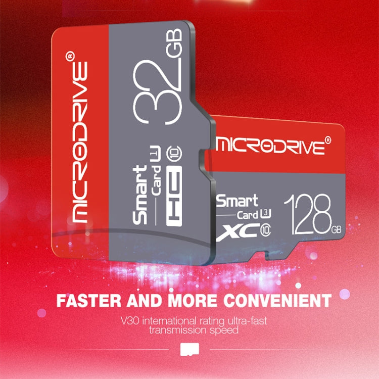 Microdrive 64GB การ์ดหน่วยความจำ Micro SD (TF) คลาส 10 ความเร็วสูง, 64GB
