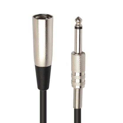 30 ซม.XLR 3-Pin ชาย 1/4 นิ้ว (6.35 มม.) XLR หญิงปลั๊กสเตอริโอไมโครโฟนสายไฟ, BK2005KM