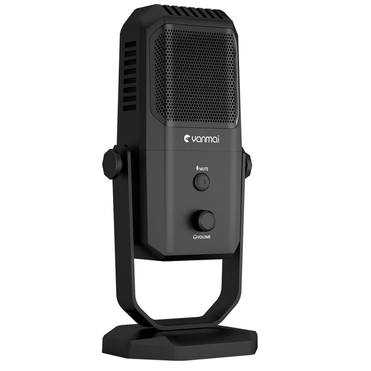 Yanmai SF-900 มัลติฟังก์ชั่นสี่ทิศทางสตูดิโอบันทึกคอนเดนเซอร์ไมโครโฟนพร้อมขาตั้งตั้งโต๊ะ