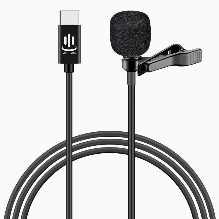 YICHUANG YC-LM10 USB-C / Type-C ไมโครโฟนคอนเดนเซอร์ลดเสียงรบกวนอัจฉริยะความยาวสายเคเบิล: 1.5 ม., YC-LM10