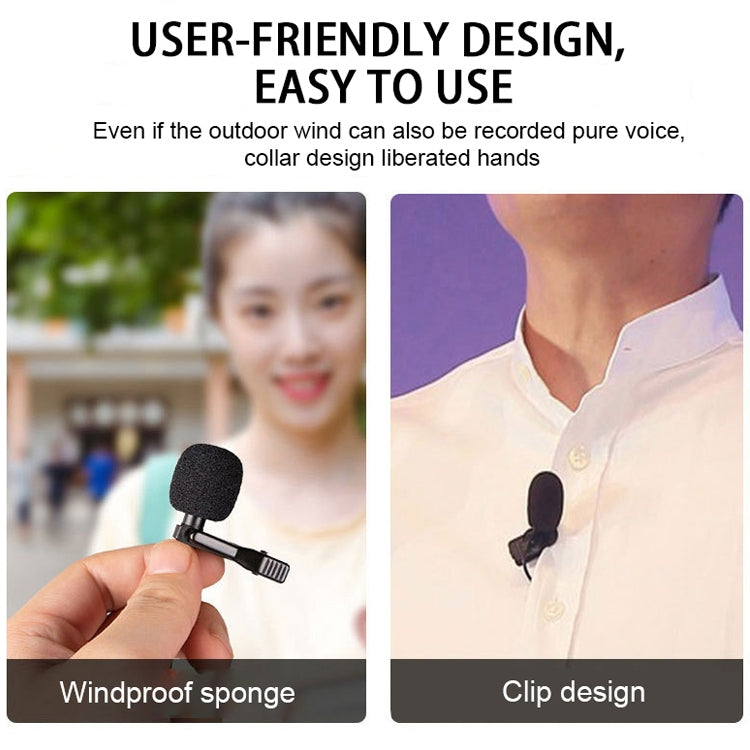 YICHUANG YC-LM10 USB-C / Type-C ไมโครโฟนคอนเดนเซอร์ลดเสียงรบกวนอัจฉริยะความยาวสายเคเบิล: 1.5 ม., YC-LM10