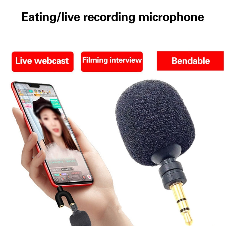 MK-5 4 ระดับ PIN 3.5 มม.ปลั๊กชุบทอง Live โทรศัพท์มือถือแท็บเล็ตแล็ปท็อป MINI BEND ไมโครโฟน, 4 Level Pin