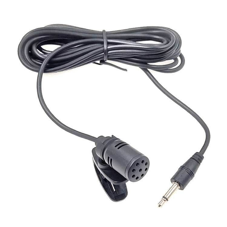 ZJ002MR โมโน 3.5 มม. ปลั๊กตรงบังแดดรถยนต์ล่ามไร้สายไกด์นำเที่ยวโทรโข่งจักรยานไมโครโฟนแบบมีสายความยาว: 3 ม., Mono 3.5mm