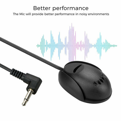 ZJ010MR โมโนหัวมุม 2.5 มม. ปลั๊กระบบนำทางรถยนต์ GPS ลำโพงไมโครโฟน Bluetooth วางภายนอกความยาว: 3 ม., 2.5mm