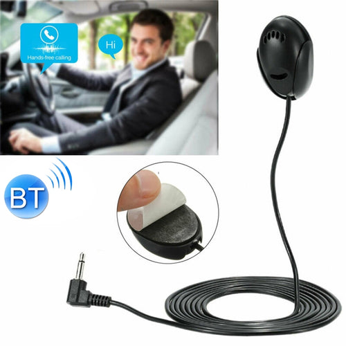 ZJ010MR โมโนหัวมุม 3.5 มม. ปลั๊กระบบนำทางรถยนต์ GPS ลำโพงไมโครโฟน Bluetooth วางภายนอกความยาว: 3 ม., 3.5mm
