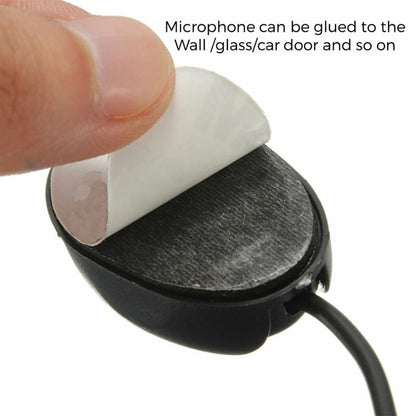 ZJ010MR โมโนหัวมุม 3.5 มม. ปลั๊กระบบนำทางรถยนต์ GPS ลำโพงไมโครโฟน Bluetooth วางภายนอกความยาว: 3 ม., 3.5mm