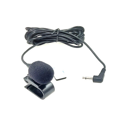 ZJ025MR Stick-on Clip-on Lavalier ไมโครโฟนโมโนสำหรับรถยนต์ GPS / Bluetooth ที่เปิดใช้งาน Audio DVD ไมโครโฟนภายนอก, ความยาวสายเคเบิล: 3 ม., แจ็ค 3.5 มม. ข้อศอก 90 องศา, Elbow 3.5mm Jack Mono