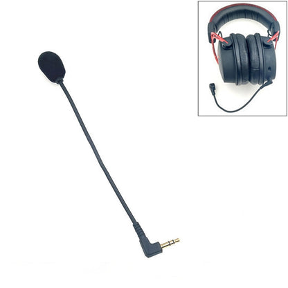 ZJ033MR-03 17 ซม. สเตอริโอ 3.5 มม. หัวเสียบชุดหูฟังสำหรับเล่นเกมการ์ดเสียงสด ไมโครโฟน, 17cm Stereo Angle Head