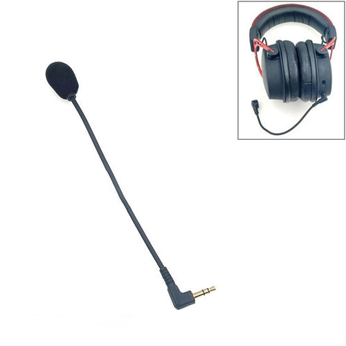 ZJ033MR-03 17 ซม. สเตอริโอ 3.5 มม. หัวเสียบชุดหูฟังสำหรับเล่นเกมการ์ดเสียงสด ไมโครโฟน, 17cm Stereo Angle Head