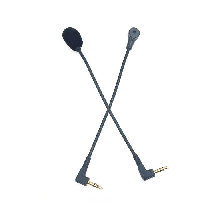 ZJ033MR-03 17 ซม. สเตอริโอ 3.5 มม. หัวเสียบชุดหูฟังสำหรับเล่นเกมการ์ดเสียงสด ไมโครโฟน, 17cm Stereo Angle Head