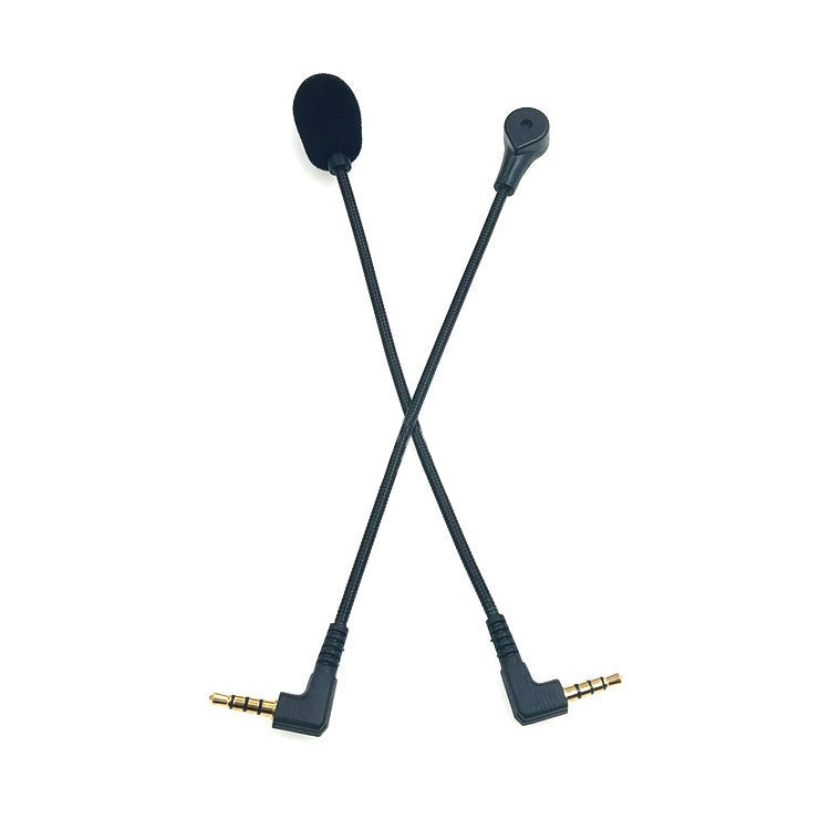 ZJ033MR-03 19 ซม. 4 ระดับ 3.5 มม. หัวเสียบชุดหูฟังสำหรับเล่นเกมการ์ดเสียงสด ไมโครโฟน, 17cm 4 Level Pin Angle Head