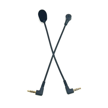 ZJ033MR-03 19 ซม. 4 ระดับ 3.5 มม. หัวเสียบชุดหูฟังสำหรับเล่นเกมการ์ดเสียงสด ไมโครโฟน, 17cm 4 Level Pin Angle Head