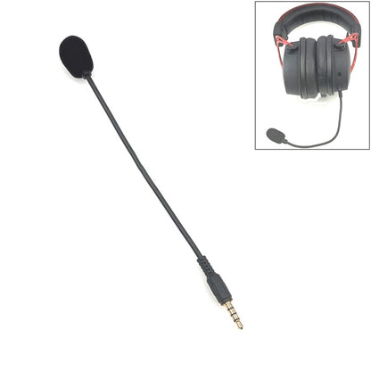 ZJ033MR-03 17 ซม. 4 ระดับพิน 3.5 มม. ปลั๊กตรงชุดหูฟังสำหรับเล่นเกมการ์ดเสียงสด ไมโครโฟน, 19cm 4 Level Pin Straight Plug