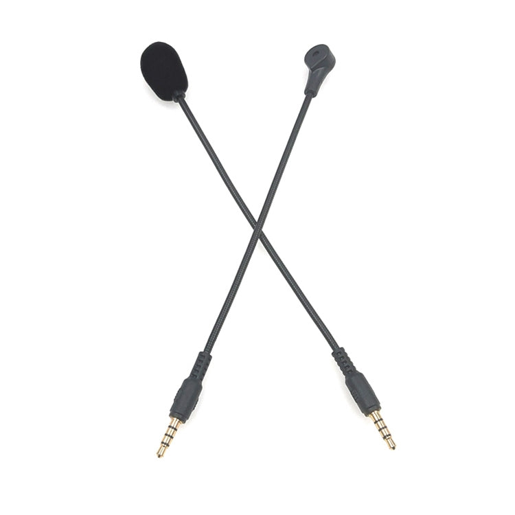 ZJ033MR-03 17 ซม. 4 ระดับพิน 3.5 มม. ปลั๊กตรงชุดหูฟังสำหรับเล่นเกมการ์ดเสียงสด ไมโครโฟน, 19cm 4 Level Pin Straight Plug