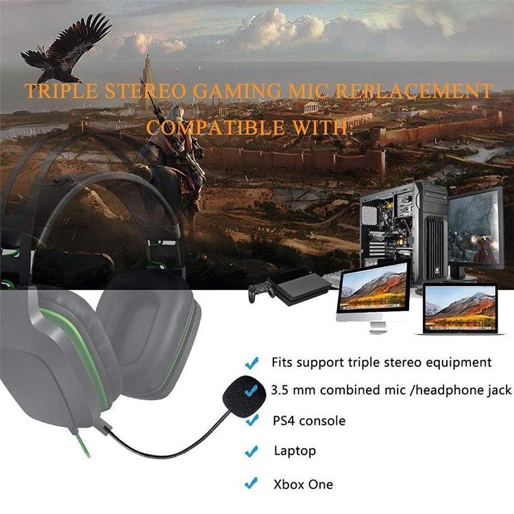 ZJ033MR-03 17 ซม. 4 ระดับพิน 3.5 มม. ปลั๊กตรงชุดหูฟังสำหรับเล่นเกมการ์ดเสียงสด ไมโครโฟน, 19cm 4 Level Pin Straight Plug