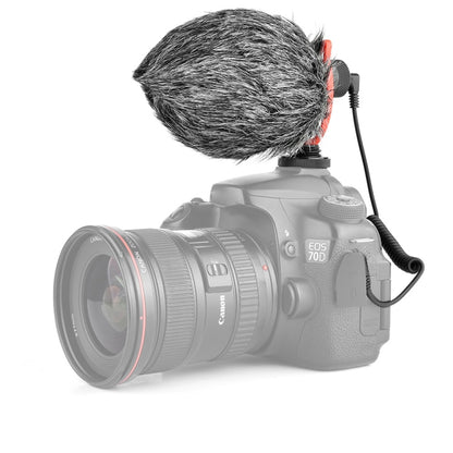 YELANGU MIC10 YLG9920A Professional Interview Condenser วิดีโอไมโครโฟน Shotgun พร้อมสายสัญญาณเสียง 3.5 มม. สำหรับกล้อง DSLR และ DV, Microphone