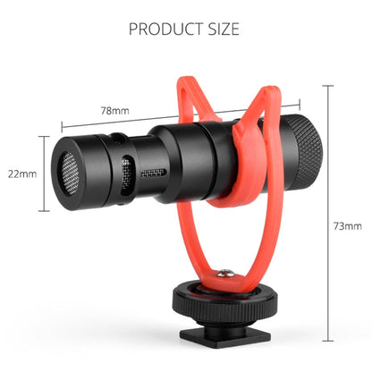 YELANGU MIC10 YLG9920A Professional Interview Condenser วิดีโอไมโครโฟน Shotgun พร้อมสายสัญญาณเสียง 3.5 มม. สำหรับกล้อง DSLR และ DV, Microphone