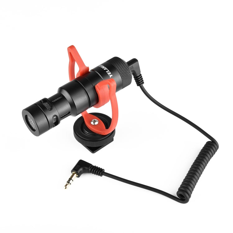 YELANGU MIC10 YLG9920A Professional Interview Condenser วิดีโอไมโครโฟน Shotgun พร้อมสายสัญญาณเสียง 3.5 มม. สำหรับกล้อง DSLR และ DV, Microphone