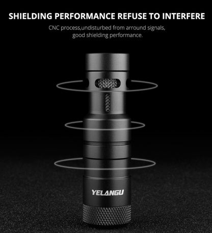 YELANGU MIC10 YLG9920A Professional Interview Condenser วิดีโอไมโครโฟน Shotgun พร้อมสายสัญญาณเสียง 3.5 มม. สำหรับกล้อง DSLR และ DV, Microphone