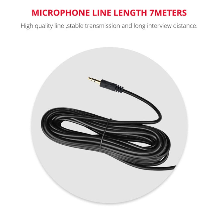 YELANGU YLG9933A MIC07 Professional Interview Condenser วิดีโอไมโครโฟน Shotgun พร้อมอะแดปเตอร์เสียง 6.5 มม. และสายสัญญาณเสียง RXL 3.5 มม.