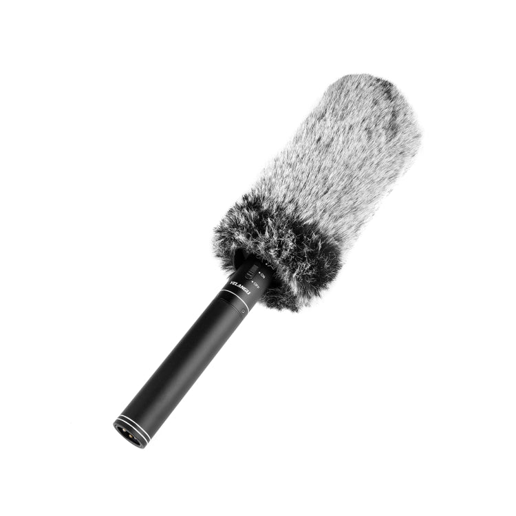YELANGU YLG9933A MIC07 Professional Interview Condenser วิดีโอไมโครโฟน Shotgun พร้อมอะแดปเตอร์เสียง 6.5 มม. และสายสัญญาณเสียง RXL 3.5 มม.