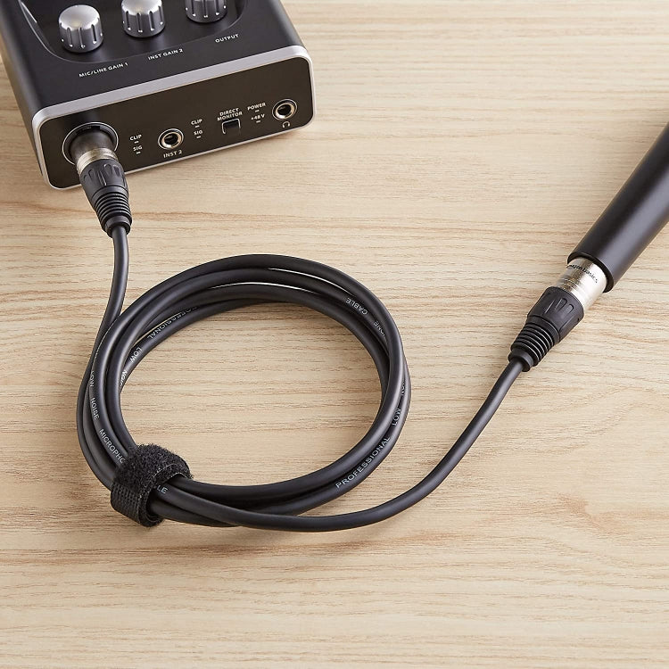 สายไมโครโฟน XLR ชายถึง XLR หญิง 10 ม, Length: 10m