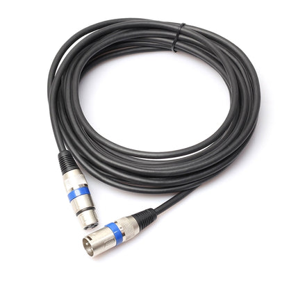 10m 3-Pin XLR Male to XLR Female MIC Shielded Cable Microphone Audio Cord, Length: 10m (Blue)