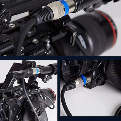 10m 3-Pin XLR Male to XLR Female MIC Shielded Cable Microphone Audio Cord, Length: 10m (Blue)