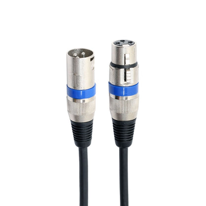 1m 3-Pin XLR Male to XLR Female MIC Shielded Cable Microphone Audio Cord, Length: 1m (Blue)