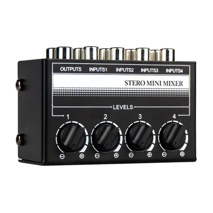 CX400 Audio Stereo Hub 4 แชนเนลมิกเซอร์คอนโทรลเลอร์