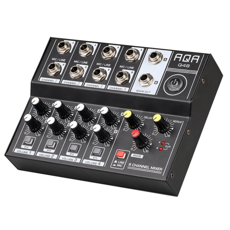 AQA 8-channel Mixer ไมโครโฟน Effector