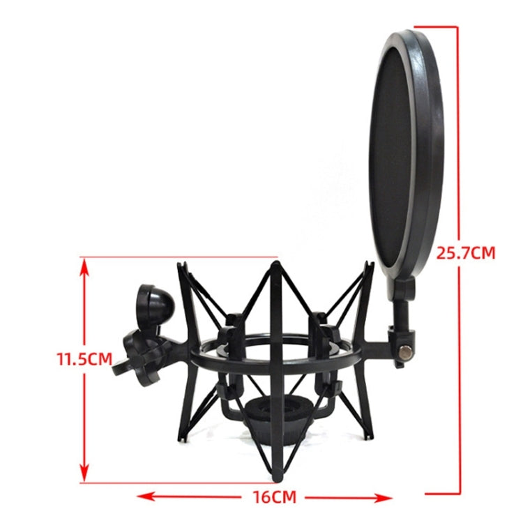 SH-100 Live Microphone ABS ขายึดกันกระแทก, SH-100
